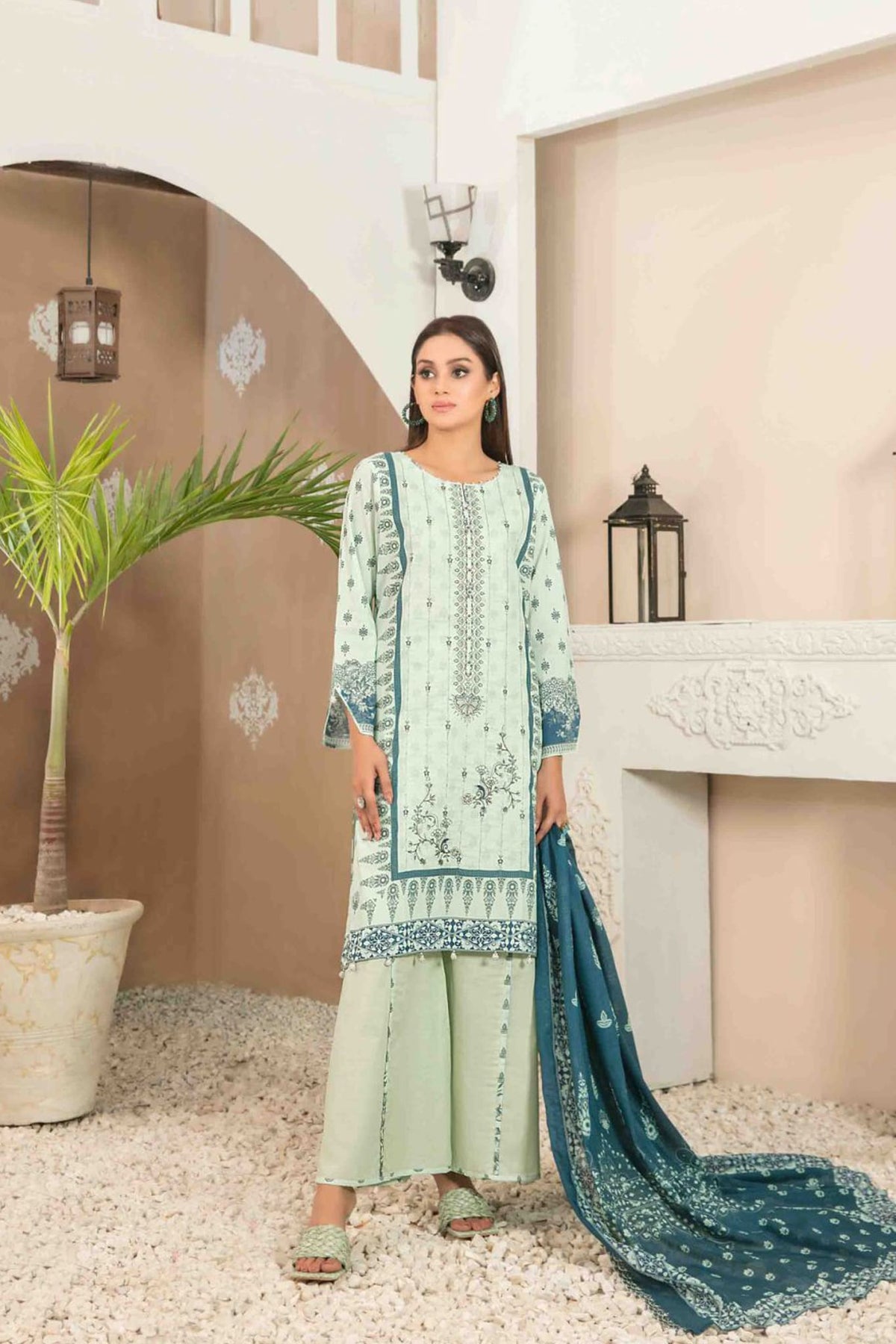 Naera by Tawakkal Unstitched 3 Piece Lawn Collection'2023-N-9010