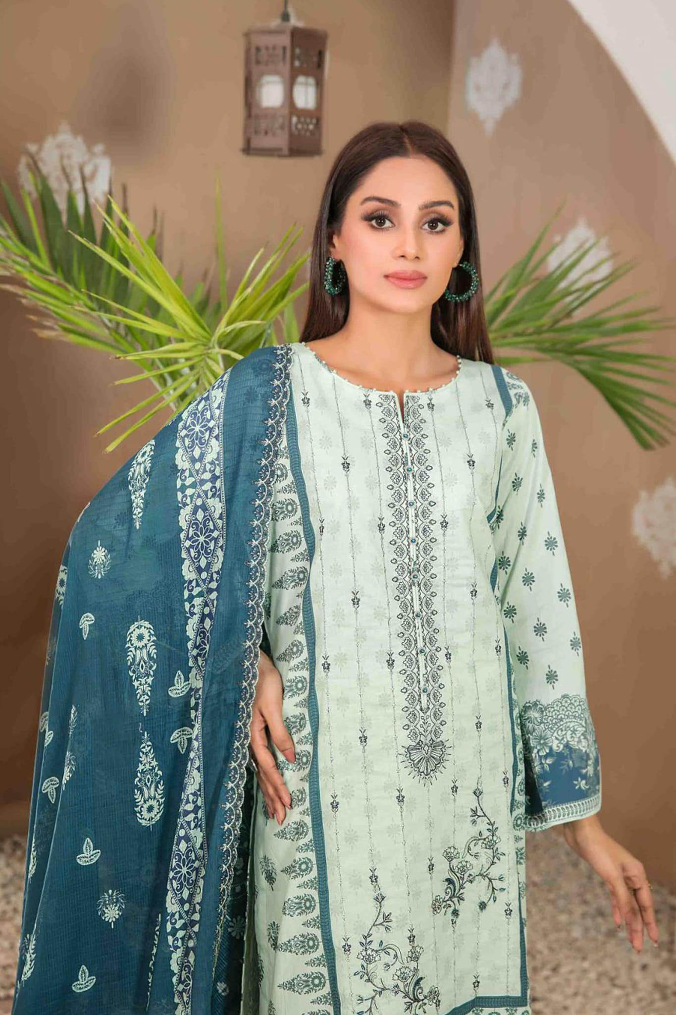 Naera by Tawakkal Unstitched 3 Piece Lawn Collection'2023-N-9010