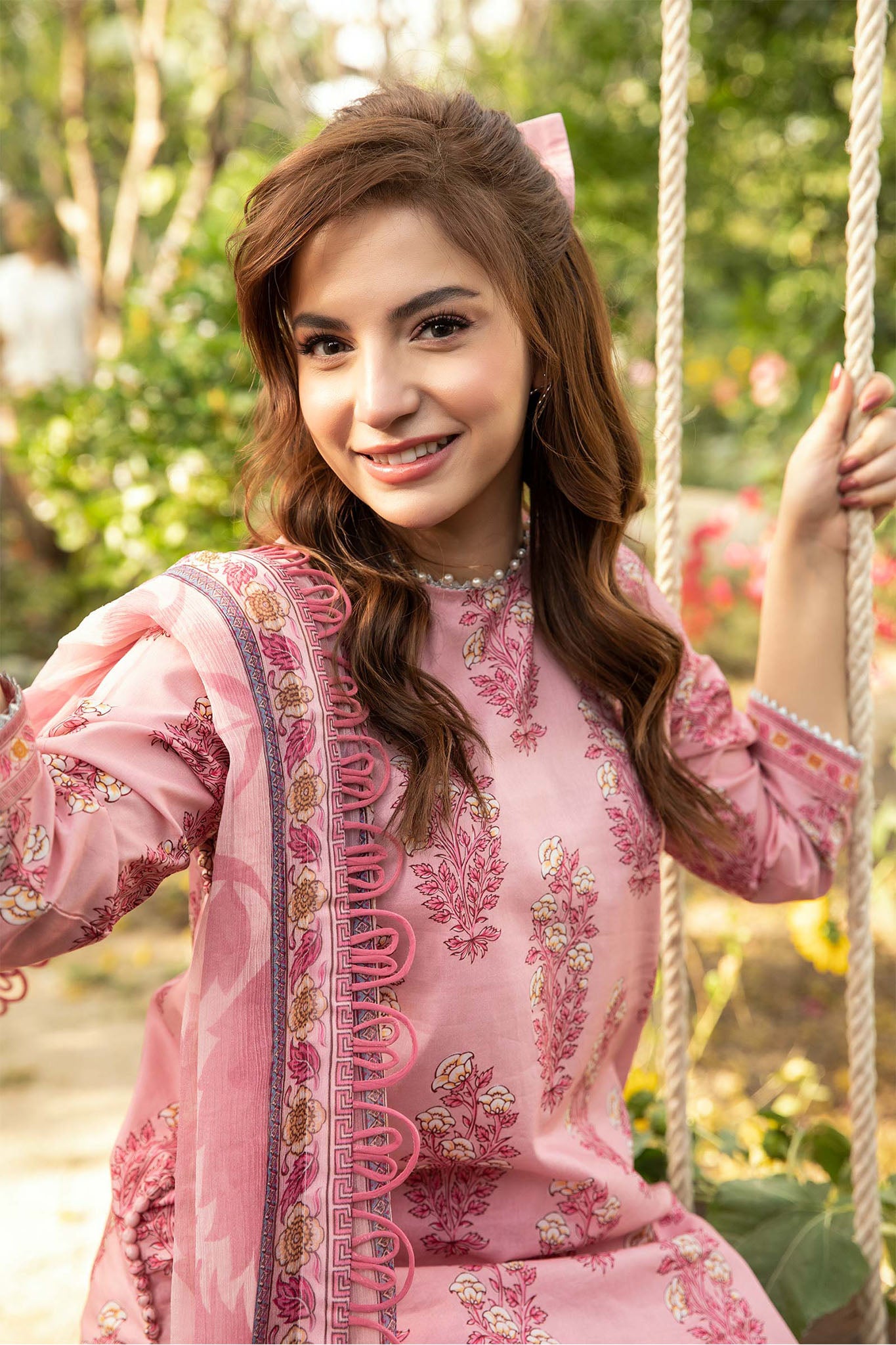 M.Basic by Maria B Unstitched 3 Piece Eid II Lawn Collection'2025-MB-908-A