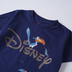 Kjunction Boys Half Sleeves-Printed T-Shirt (disney)