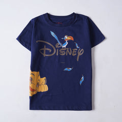 Kjunction Boys Half Sleeves-Printed T-Shirt (disney)