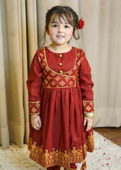 Modest Stitched 3 Piece Formals Kids Collection'2025-Gulnar