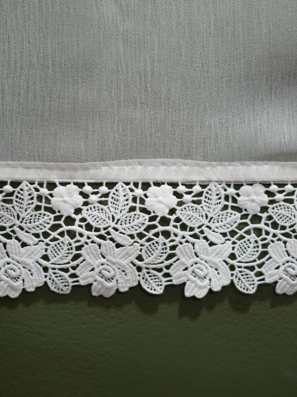 Deck Up Chiffon Dupatta - White - D#10