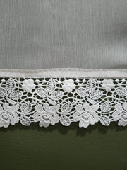 Deck Up Chiffon Dupatta - White - D#10