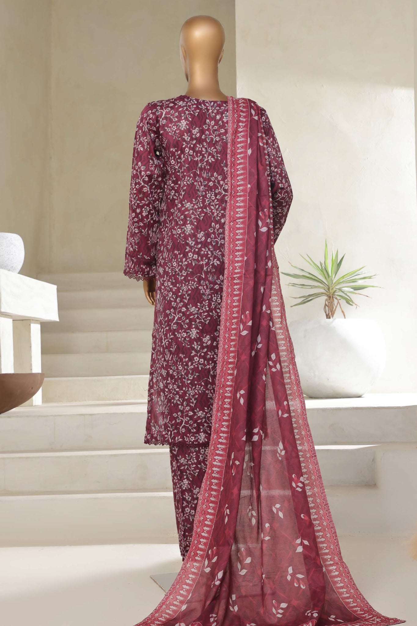 Sada Bahar Stitched 3 Piece Printed Lawn Vol-05 Collection'2025-PR-9547-Falsa