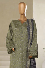 Sada Bahar Stitched 3 Piece Printed Lawn Vol-05 Suit-PR-9552-Green