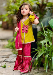 Modest Stitched 3 Piece Toddlers Formals Suit-Geet