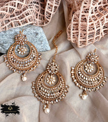 Made For Her-Nayab Earrings & Tikka Set - KMW1160