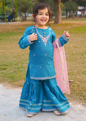 Modest Stitched 3 Piece Festive Edit Vol-02 Collection'2025-10090-Grn