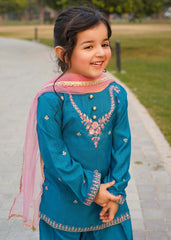 Modest Stitched 3 Piece Festive Edit Vol-02 Collection'2025-10090-Grn