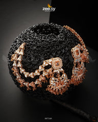 Florendil Earrings Golden Champagne - Zeesy Jewellery
