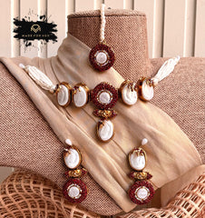 Made For Her-Pearly Luxe Choker Set - KQK1002