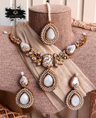 Made For Her-Ivory Glow Necklace Set - KQK1003