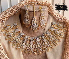Made For Her-Vela AD Zircon Bridal Set - KDV1002
