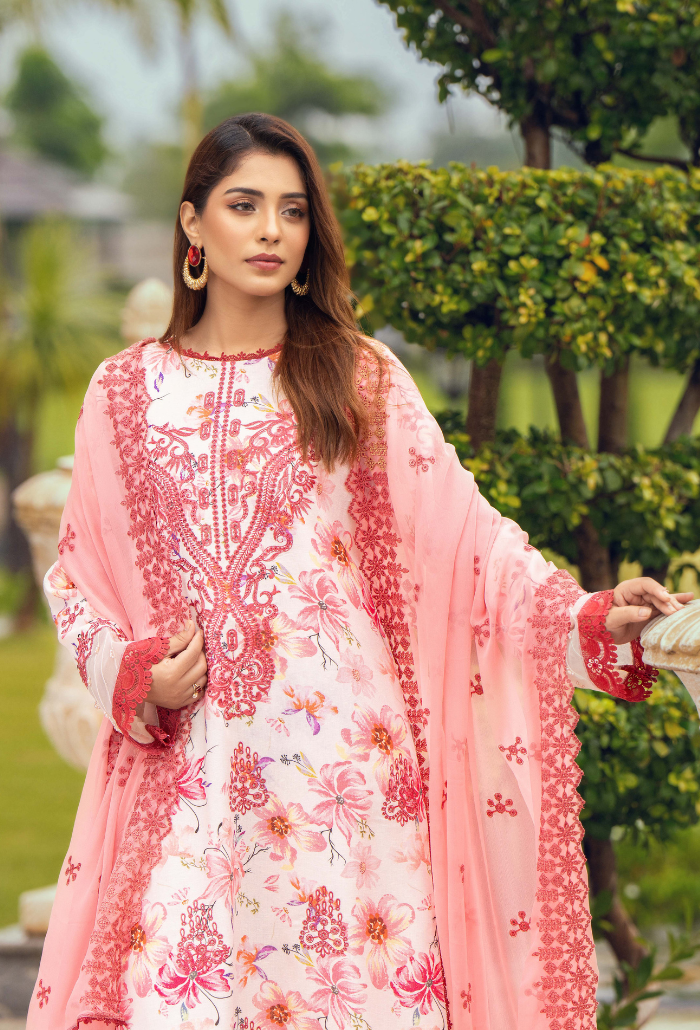 Diva By Humdum Unstitched 3 Piece Emb Karandi Collection'2024