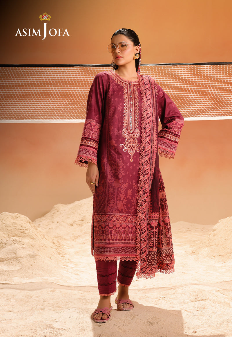 Rhapsody By Asim Jofa Unstitched 2 Piece Summer Collection'2025 Ajubu-15