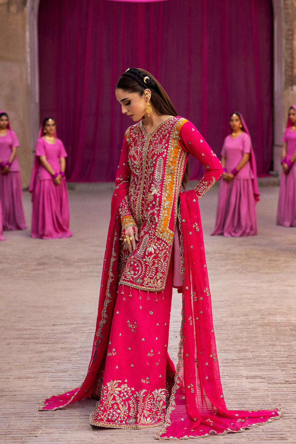 The Empress Wedding By Emaan Adeel Unstitched 3 Piece Formals Collection'2025-Maelissa