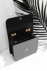 Fineur Shoulder Bag ChevronFlap - Black