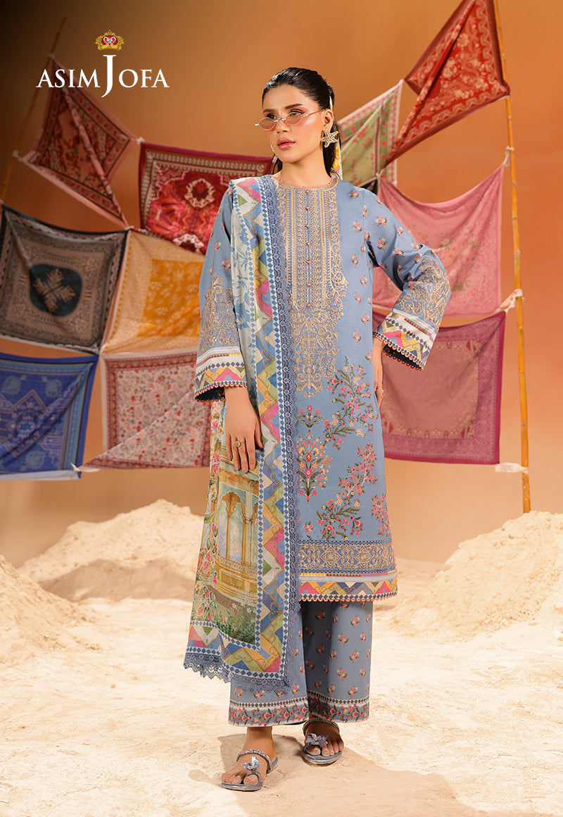 Rhapsody By Asim Jofa Unstitched 3 Piece Summer Collection'2025 Ajubu-11