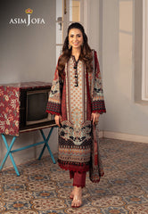 Asim Jofa Aira & Asra Pret Ajarp-26 Printed Lawn Stitched 3 Pcs