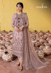 Asim Jofa Abresham '23 Ajab-06 Embroidered Lawn Silk 3 Pcs