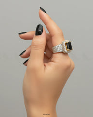 Regal High Impact Cluster Ring - Zeesy Jewellery
