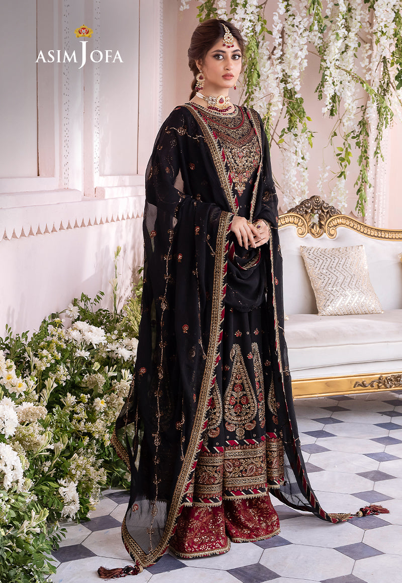Asim Jofa Chandni '23 Ajcc-06 Designers Stitched Embroidered Chiffon 3 Pcs