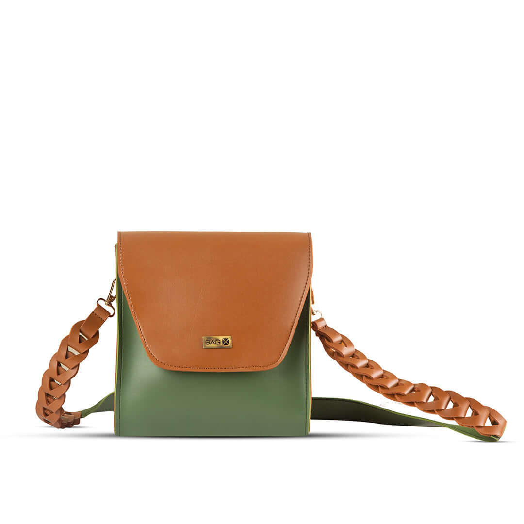 GLOW GREEN / BROWN - Bag X