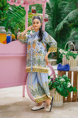 Sip N Style by Opole Stitched 2 Piece Collection'2025-Mango Splash