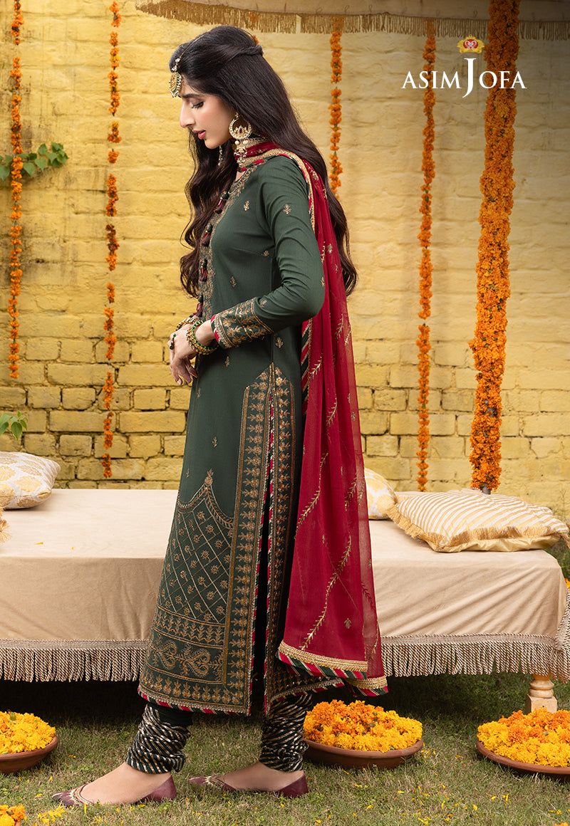 Asim Jofa Abresham '23 Ajab-16 Embroidered Lawn Silk 3 Pcs