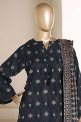 Sada Bahar Stitched 3 Piece Printed Lawn Vol-05 Suit-PR- 94A BLUE