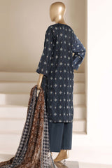 Sada Bahar Stitched 3 Piece Printed Lawn Vol-05 Suit-PR- 94A BLUE