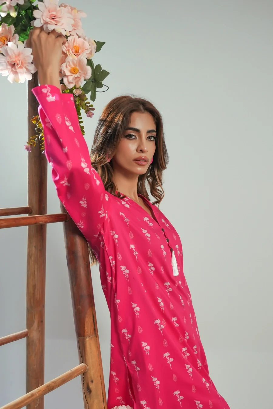 Dhaga Stitched 2 Piece Lawn Collection'2025-Matching separate 0047