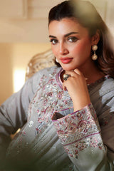 Aangan by Ramsha Unstitched 3 Piece Raw Silk Vol-02 Collection'2025-AA-209