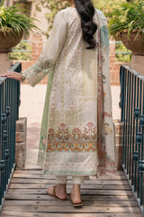 Shezlin by Aabyaan Unstitched 3 Piece Chikankari Print Lawn Collection'2023-AC-08