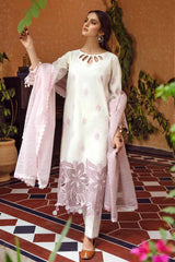 Mina Kumari by Aabyaan Unstitched 3 Piece Chikankari Eid Collection'2023-AB-06