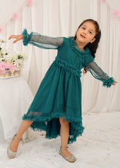 Modest Stitched Kids Formals Collection'2024-Sage