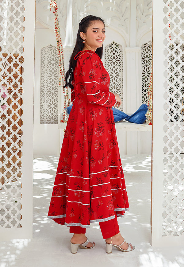 Modest Stitched 3 Piece Kids Formals Collection'2024-Kehkahshan