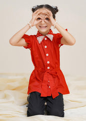 Modest Stitched Summer Kids Shirts Collection'2024-Willow Bloom