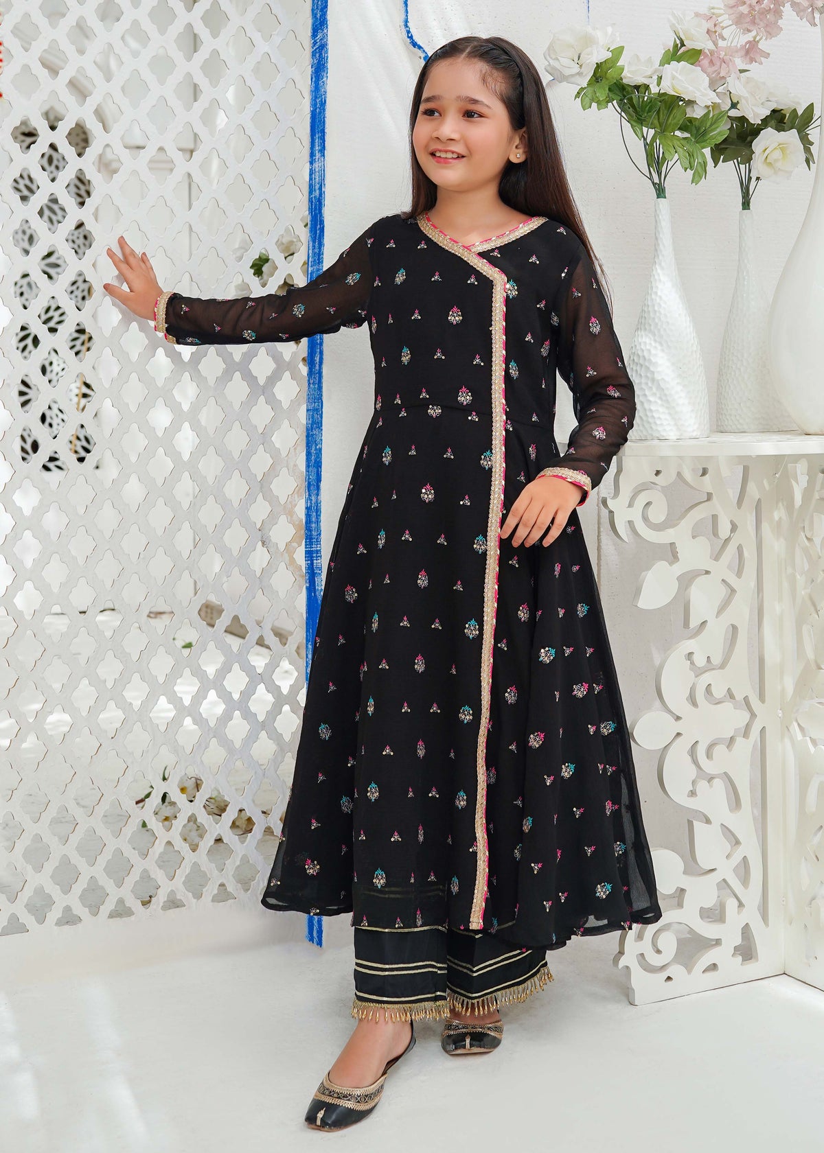 Modest Stitched 3 Piece Kids Formals Collection'2024-Surmai