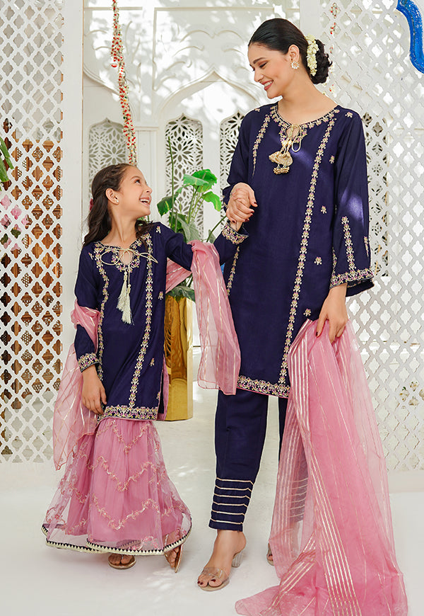 Modest Stitched 3 Piece Festive Kids Collection'2024-Gulnoor 2