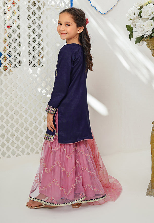 Modest Stitched 3 Piece Festive Kids Collection'2024-Gulnoor 2