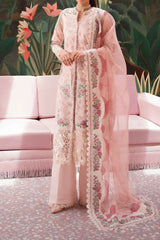 The Painted Garden By Afrozeh Unstitched 3 Piece Emb Lawn Collection'2024-AEF-04-Daisy Dream