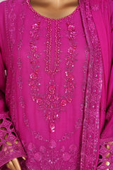 Khombi Stitched 3 Piece Luxury Formals Collection'2025-AF-04-M-Platinum