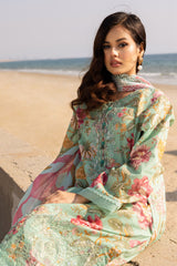 Aafreen By Riaz Arts Unstitched 3 Piece Emb Laser Cut Lawn Vol-05 Collection'2025-AF-170