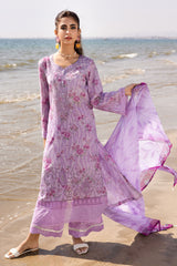Aafreen By Riaz Arts Unstitched 3 Piece Emb Laser Cut Lawn Vol-05 Collection'2025-AF-172