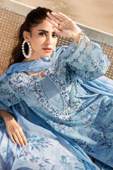 Aafreen By Riaz Arts Unstitched 3 Piece Emb Laser Cut Lawn Vol-05 Collection'2025-AF-174