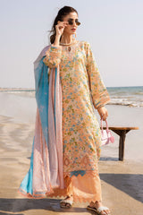 Aafreen By Riaz Arts Unstitched 3 Piece Emb Laser Cut Lawn Vol-05 Collection'2025-AF-175