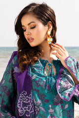 Aafreen By Riaz Arts Unstitched 3 Piece Emb Laser Cut Lawn Vol-05 Collection'2025-AF-176