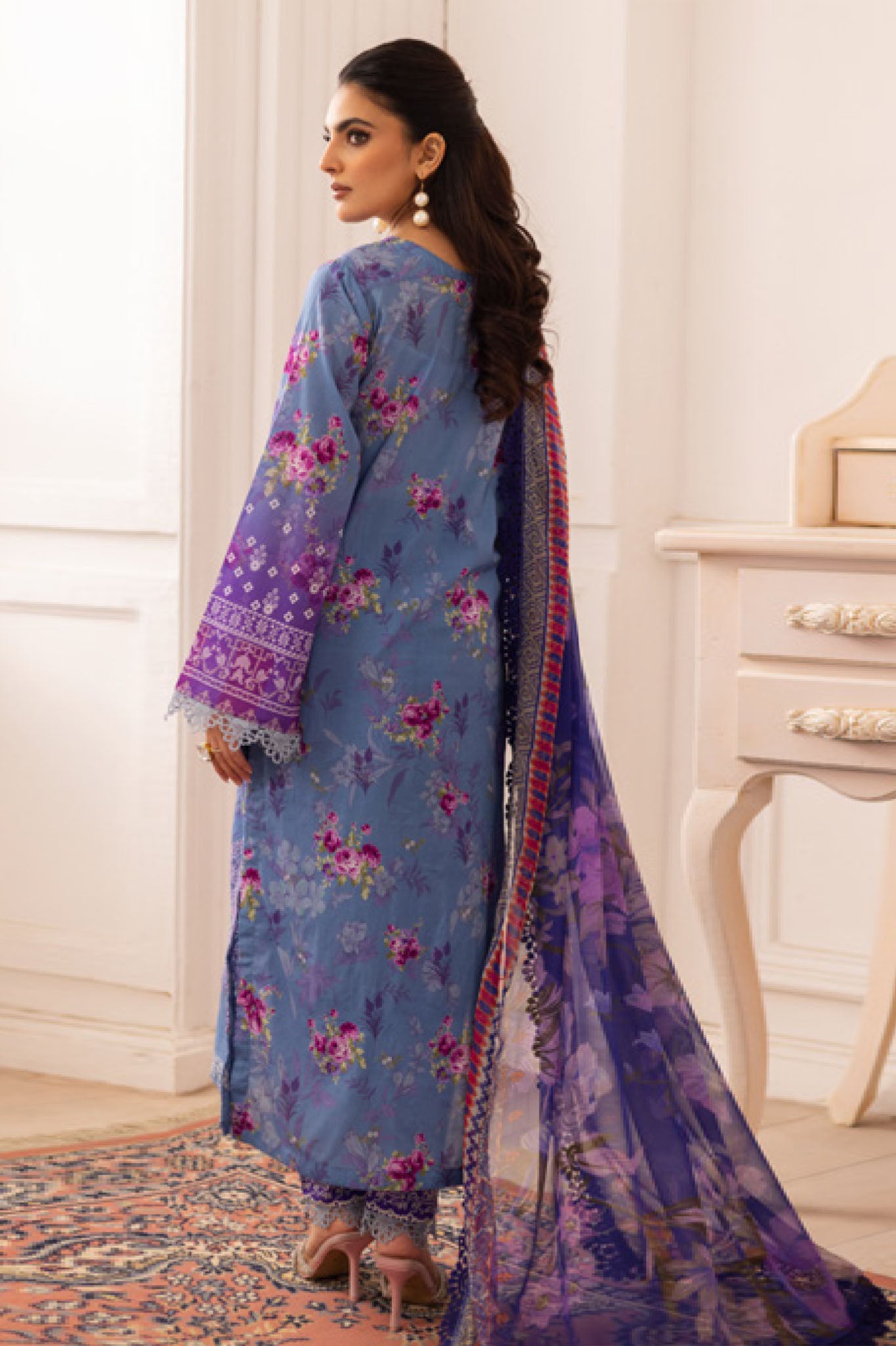 Aafreen By Riaz Arts Unstitched 3 Piece Emb Chikankari Lawn Collection-AF-182